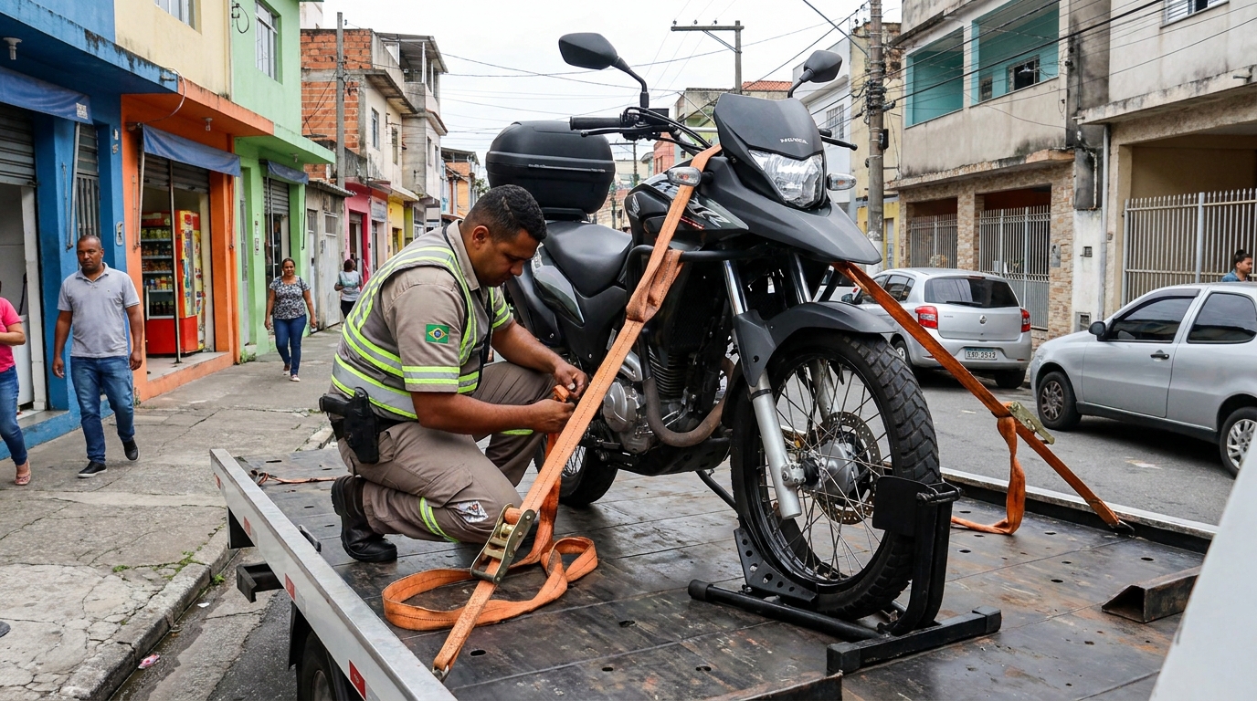 Transporte de Motocicleta em Blumenau‑SC
